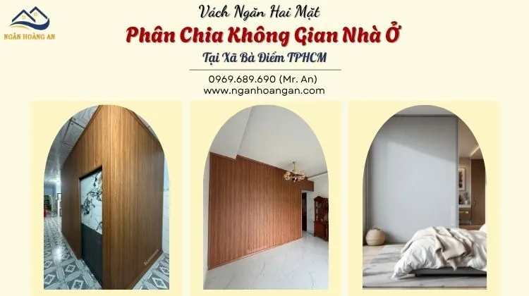 Vách Ngăn Hai Mặt Phân Chia Không Gian Nhà Ở Tại Xã Bà Điểm TPHCM