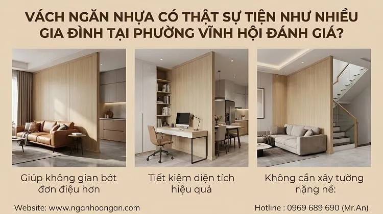 Vách Ngăn Nhựa Có Thật Sự Tiện Như Nhiều Gia Đình Tại Phường Vĩnh Hội Đánh Giá?