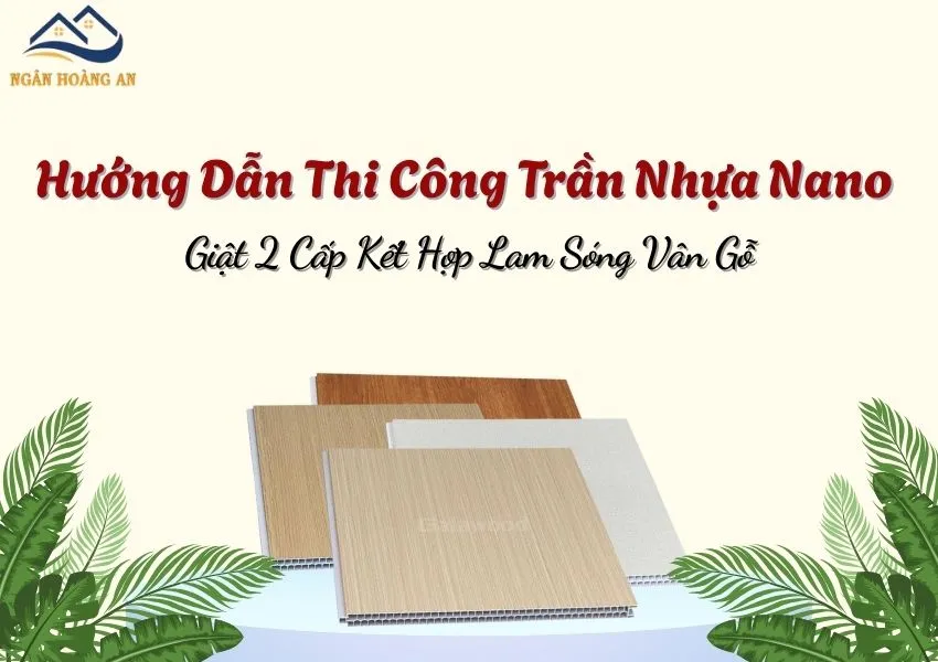 Vách Ngăn Nhựa Giả Gỗ 2 Mặt – Giải Pháp Ngăn Phòng Góc Vuông Hiện Đại