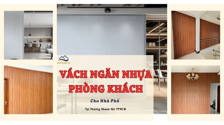 Vách Ngăn Nhựa Phòng Khách Nhà Phố Tại Phường Khánh Hội TPHCM