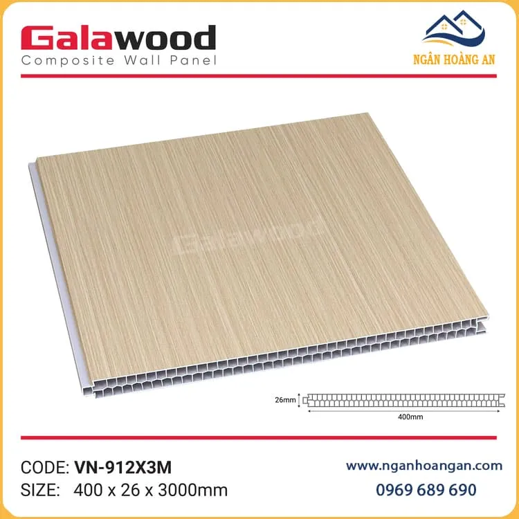 Vách Ngăn Nhựa PVC Ngăn Phòng Ngủ Galawood VN-912X3M Vách Ngăn Nhựa PVC Ngăn Phòng Ngủ Galawood VN-912X3M