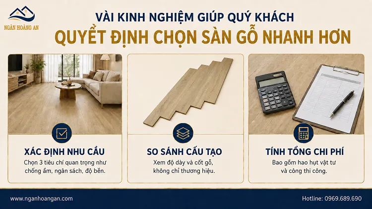 Vài Kinh Nghiệm Giúp Quý Khách Quyết Định Chọn Sàn Gỗ Nhanh Hơn