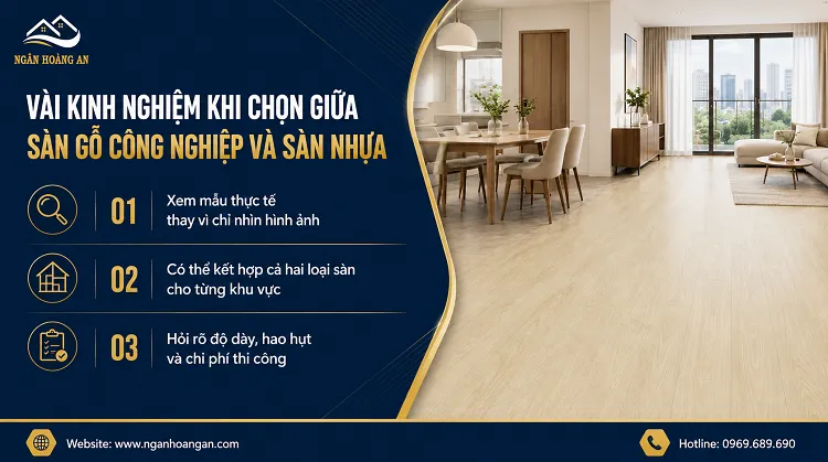 Vài Kinh Nghiệm Khi Chọn Giữa Hai Loại Sàn Gỗ Công Nghiệp Và Sàn Nhựa Vài Kinh Nghiệm Khi Chọn Giữa Hai Loại Sàn Gỗ Công Nghiệp Và Sàn Nhựa