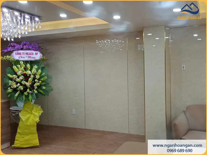 Văn Phòng Ốp Tường PVC Giả Đá Chống Mối Mọt