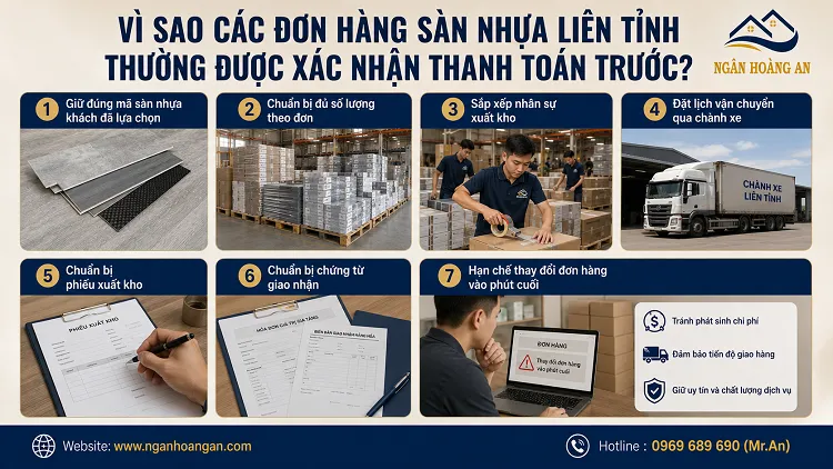 Vì Sao Các Đơn Hàng Sàn Nhựa Liên Tỉnh Thường Được Xác Nhận Thanh Toán Trước? Vì Sao Các Đơn Hàng Sàn Nhựa Liên Tỉnh Thường Được Xác Nhận Thanh Toán Trước?