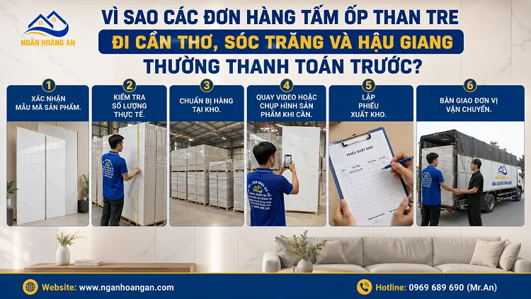 Vì Sao Các Đơn Hàng Tấm Ốp Than Tre Đi Cần Thơ, Sóc Trăng Và Hậu Giang Thường Thanh Toán Trước? Vì Sao Các Đơn Hàng Tấm Ốp Than Tre Đi Cần Thơ, Sóc Trăng Và Hậu Giang Thường Thanh Toán Trước?