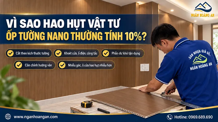 Vì Sao Hao Hụt Vật Tư Ốp Tường Nano Thường Tính 10 