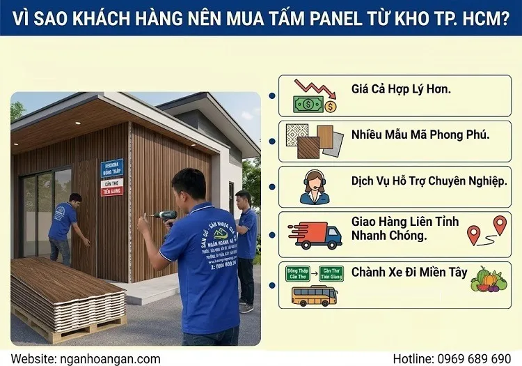 Vì Sao Khách Hàng Nên Mua Tấm Panel Từ Kho TP. HCM?