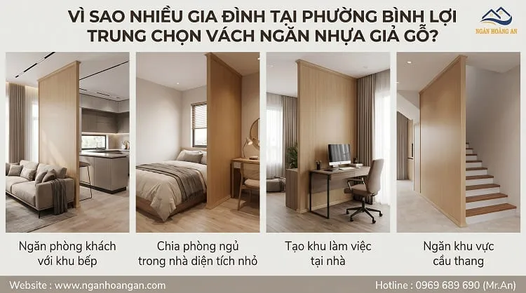 Vì Sao Nhiều Gia Đình Tại Phường Bình Lợi Trung Chọn Vách Ngăn Nhựa Giả Gỗ? Vì Sao Nhiều Gia Đình Tại Phường Bình Lợi Trung Chọn Vách Ngăn Nhựa Giả Gỗ?