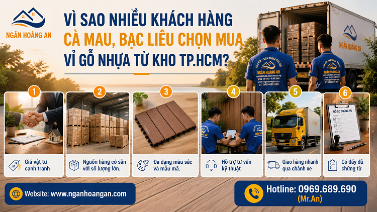 Vì Sao Nhiều Khách Hàng Cà Mau, Bạc Liêu Chọn Mua Vỉ Gỗ Nhựa Từ Kho TP.HCM?