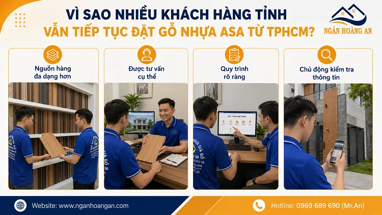 Vì Sao Nhiều Khách Hàng Tỉnh Vẫn Tiếp Tục Đặt Gỗ Nhựa ASA Từ TPHCM? Vì Sao Nhiều Khách Hàng Tỉnh Vẫn Tiếp Tục Đặt Gỗ Nhựa ASA Từ TPHCM?