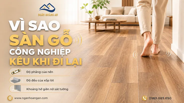 Vì Sao Sàn Gỗ Công Nghiệp Kêu Khi Đi Lại