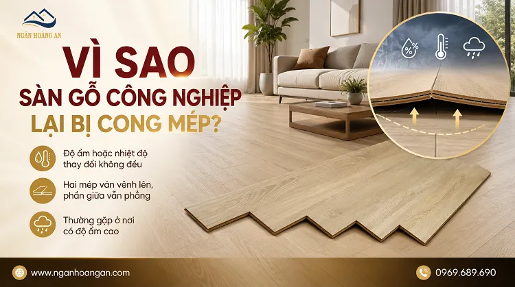 Vì Sao Sàn Gỗ Công Nghiệp Lại Bị Cong Mép? Vì Sao Sàn Gỗ Công Nghiệp Lại Bị Cong Mép?