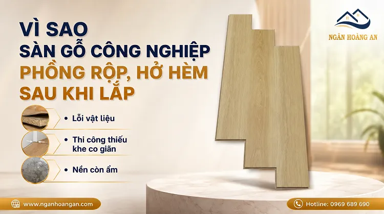 Vì Sao Sàn Gỗ Công Nghiệp Phồng Rộp, Hở Hèm Sau Khi Lắp Vì Sao Sàn Gỗ Công Nghiệp Phồng Rộp, Hở Hèm Sau Khi Lắp