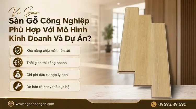 Vì Sao Sàn Gỗ Công Nghiệp Phù Hợp Với Mô Hình Kinh Doanh Và Dự Án? Vì Sao Sàn Gỗ Công Nghiệp Phù Hợp Với Mô Hình Kinh Doanh Và Dự Án?