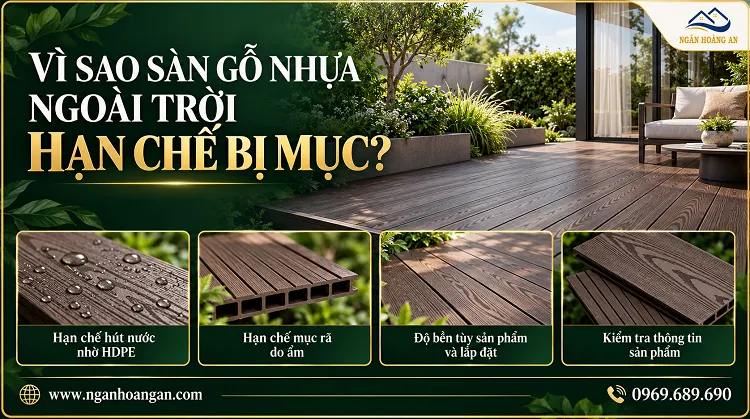 Vì Sao Sàn Gỗ Nhựa Ngoài Trời Hạn Chế Bị Mục?