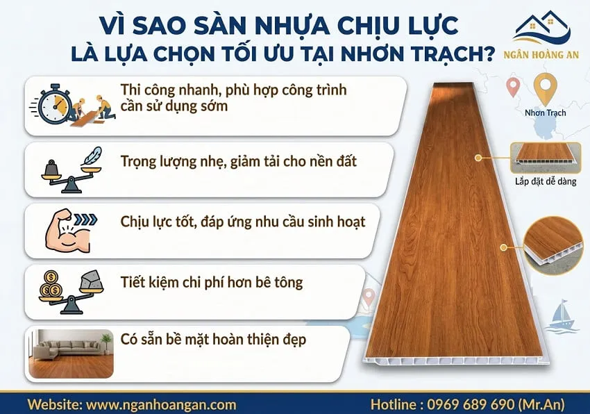 Vì Sao Sàn Nhựa Chịu Lực Là Lựa Chọn Tối Ưu Tại Nhơn Trạch?