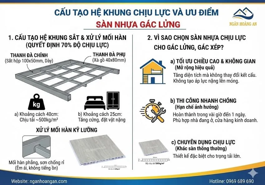 Vì Sao Sàn Nhựa Chịu Lực Phù Hợp Để Làm Gác Lửng, Gác Xép? Vì Sao Sàn Nhựa Chịu Lực Phù Hợp Để Làm Gác Lửng, Gác Xép?