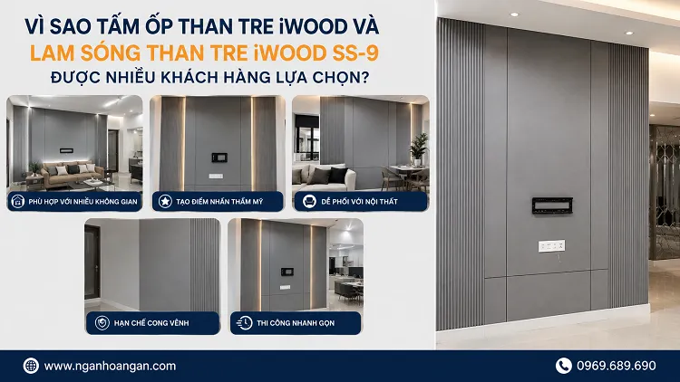 Vì Sao Tấm Ốp Than Tre iWood Được Nhiều Khách Hàng Lựa Chọn?
