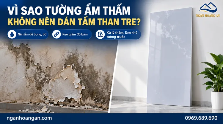 Vì Sao Tường Ẩm Thấm Không Phù Hợp Để Dán Tấm Than Tre? Vì Sao Tường Ẩm Thấm Không Phù Hợp Để Dán Tấm Than Tre?