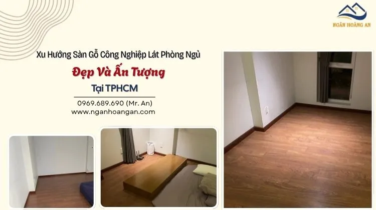 Xu Hướng Sàn Gỗ Công Nghiệp Lát Phòng Ngủ Đẹp Và Ấn Tượng Tại TPHCM