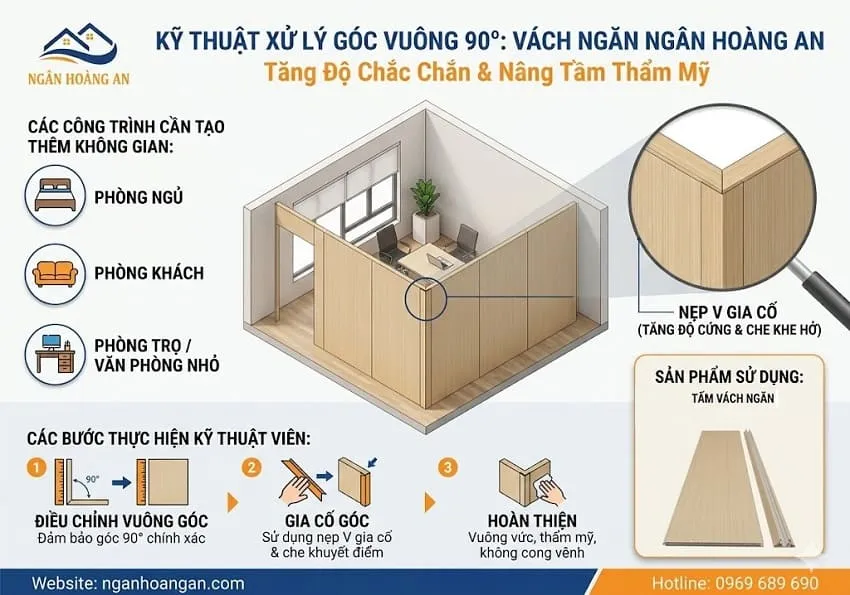 Xử Lý Góc Vuông 90 Độ – Tăng Độ Chắc Chắn Và Thẩm Mỹ